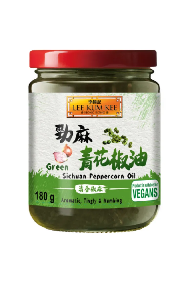 Chiliolja med Grön Sichuan Peppar 180g LKK