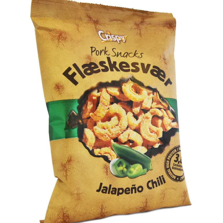 Gammeldags Fläsksvål Jalapeno 75g Crispy