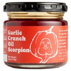 Garlic Crunch Oil Scorpion Hot Chili 110g Odawaraya