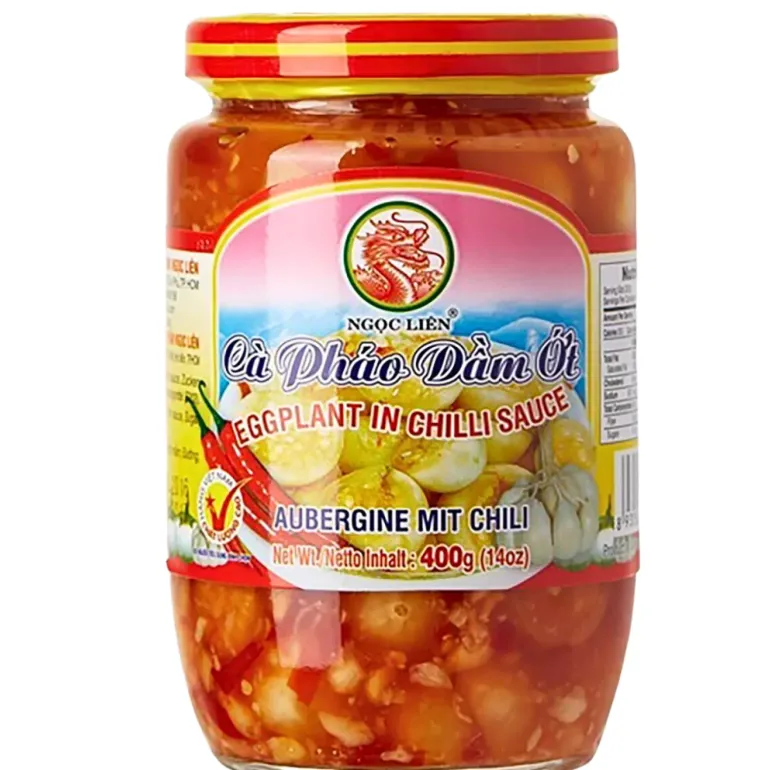 Inlagd Äggplanta med Chili 400g Ngoc Lien