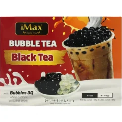 Instant Bubble Tea Kit Black Tea 8 Packs iMax