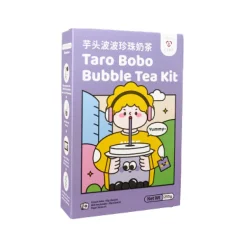 Instant Bubble Tea Kit Taro Tokimeki 3-pack