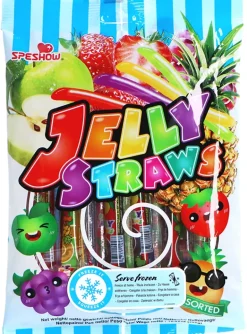 Jelly Straw Fruit Mix 300g Speshow