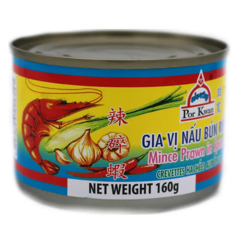 Minced Prawns in Spices 160g Por Kwan