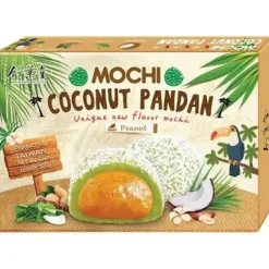 Mochi Coconut Pandan Peanut 180g Bamboo House