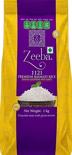 Premium Basmatiris 1kg Zeeba