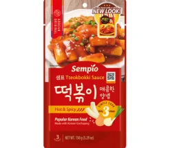 Rice Cake Tteokbokki Färdigsås Stark 150g Sempio