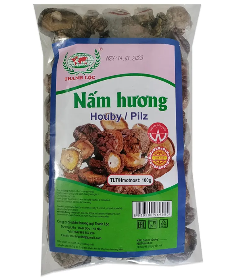 Shitake Svamp Små 100g